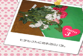 モデルさんに飾る用のバラ。