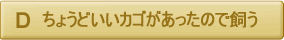 ちょうどいいカゴがあったので飼う