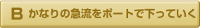 かなりの急流をボートで下っていく